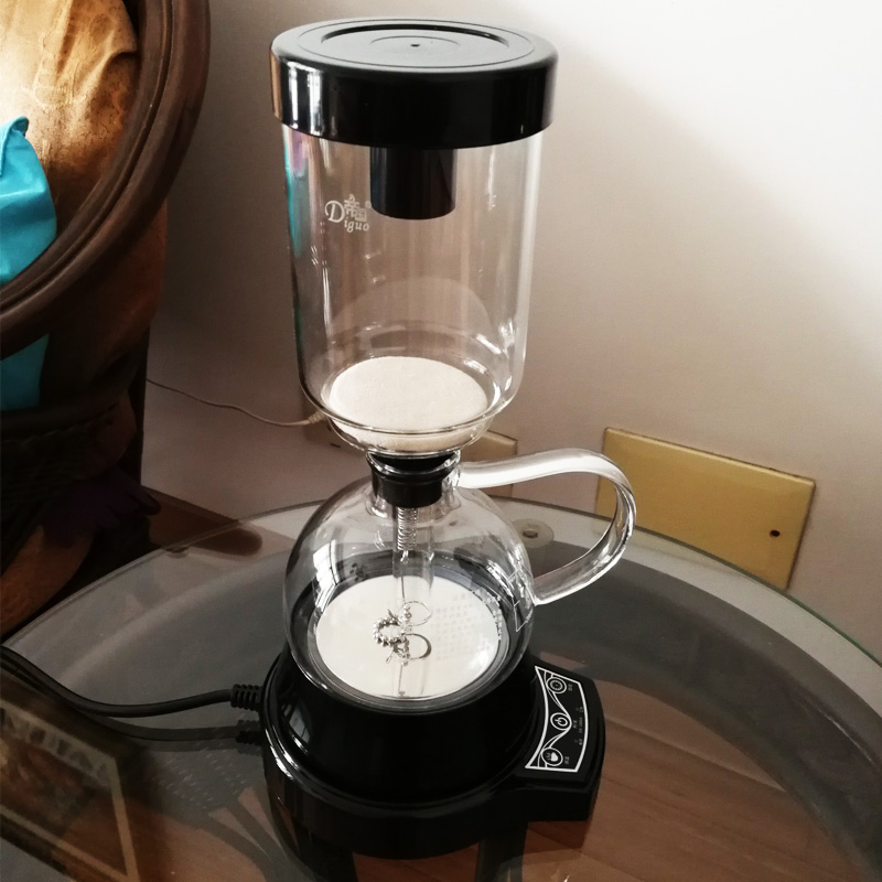 帝國電虹吸式咖啡壺 家用電動咖啡機 虹吸壺套裝 手動煮咖啡 玻璃壺