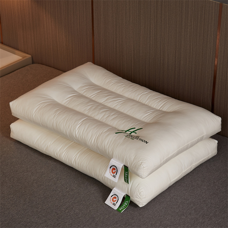 舒適助眠的酒店枕芯全棉材質不塌陷給您一夜好眠