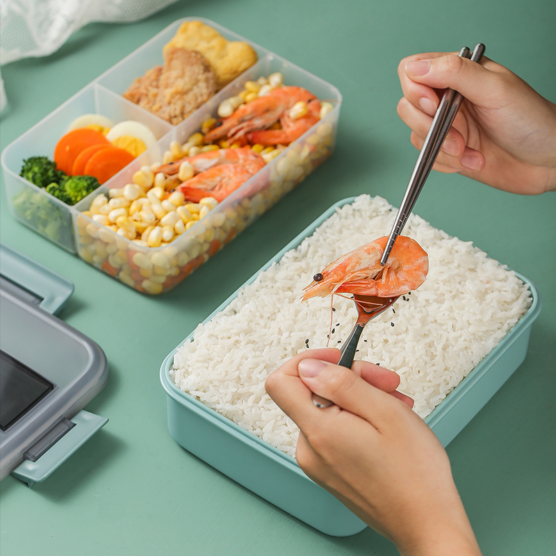 日式分隔型微波爐加熱便當盒 上班族學生帶飯專用 (6.5折)